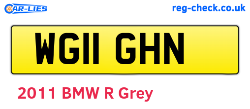 WG11GHN are the vehicle registration plates.