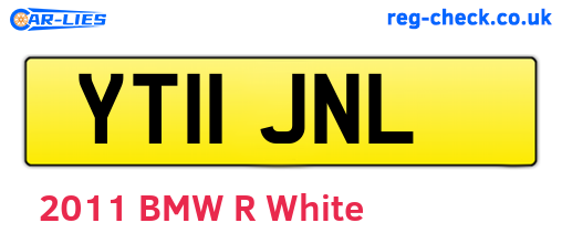 YT11JNL are the vehicle registration plates.