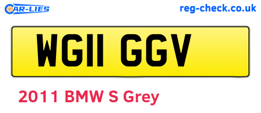 WG11GGV are the vehicle registration plates.