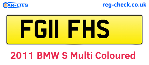 FG11FHS are the vehicle registration plates.