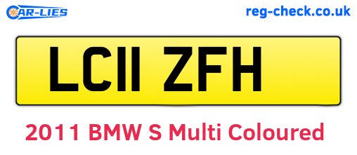 LC11ZFH are the vehicle registration plates.