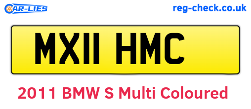 MX11HMC are the vehicle registration plates.