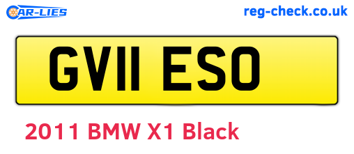 GV11ESO are the vehicle registration plates.