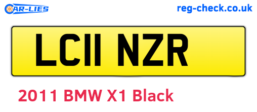 LC11NZR are the vehicle registration plates.
