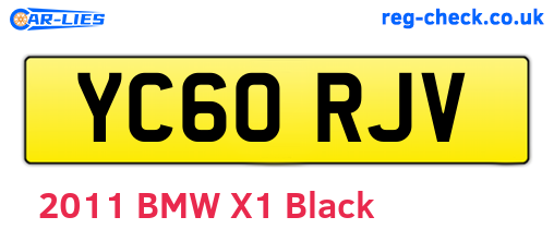 YC60RJV are the vehicle registration plates.