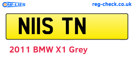 N11STN are the vehicle registration plates.