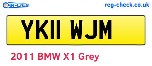 YK11WJM are the vehicle registration plates.