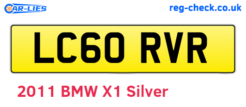 LC60RVR are the vehicle registration plates.