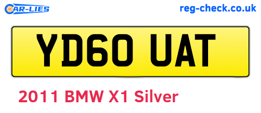 YD60UAT are the vehicle registration plates.