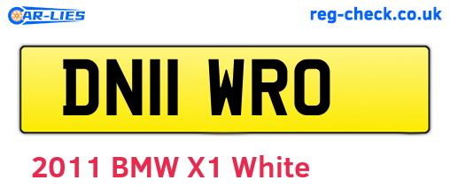 DN11WRO are the vehicle registration plates.