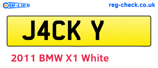 J4CKY are the vehicle registration plates.