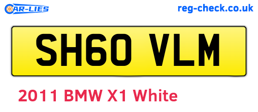 SH60VLM are the vehicle registration plates.