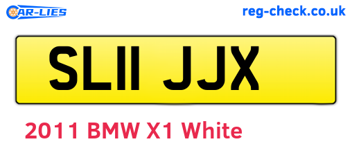 SL11JJX are the vehicle registration plates.