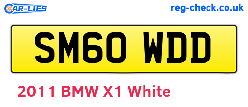 SM60WDD are the vehicle registration plates.