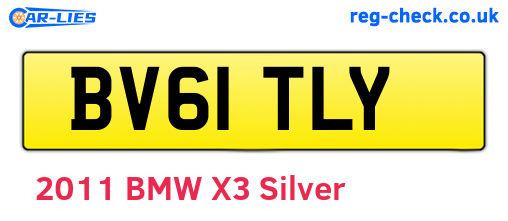 BV61TLY are the vehicle registration plates.