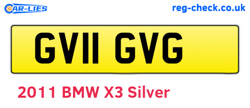 GV11GVG are the vehicle registration plates.