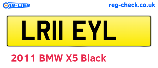 LR11EYL are the vehicle registration plates.