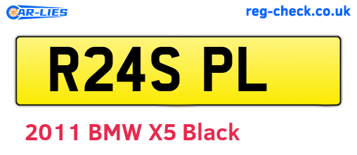R24SPL are the vehicle registration plates.