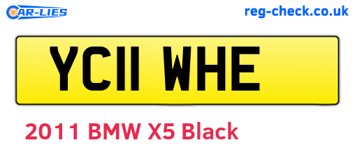 YC11WHE are the vehicle registration plates.