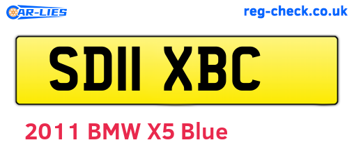 SD11XBC are the vehicle registration plates.