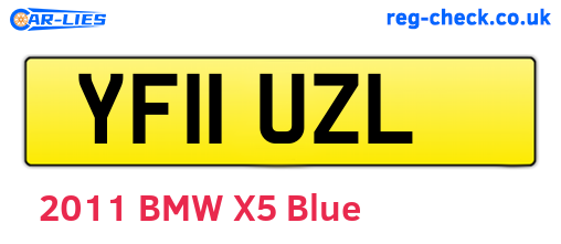 YF11UZL are the vehicle registration plates.
