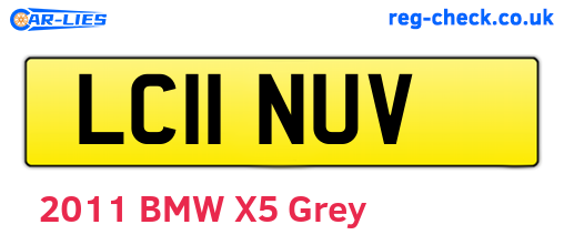 LC11NUV are the vehicle registration plates.
