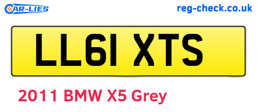 LL61XTS are the vehicle registration plates.