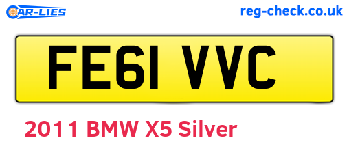 FE61VVC are the vehicle registration plates.
