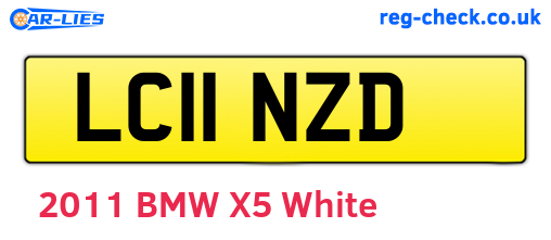 LC11NZD are the vehicle registration plates.