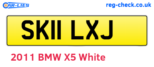 SK11LXJ are the vehicle registration plates.