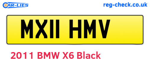 MX11HMV are the vehicle registration plates.
