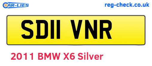 SD11VNR are the vehicle registration plates.