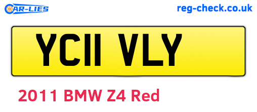 YC11VLY are the vehicle registration plates.