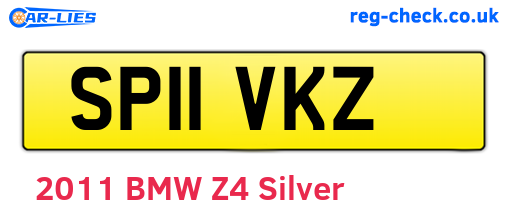 SP11VKZ are the vehicle registration plates.