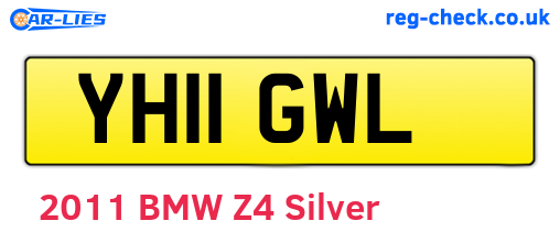 YH11GWL are the vehicle registration plates.