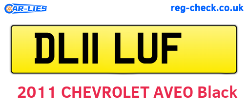 DL11LUF are the vehicle registration plates.