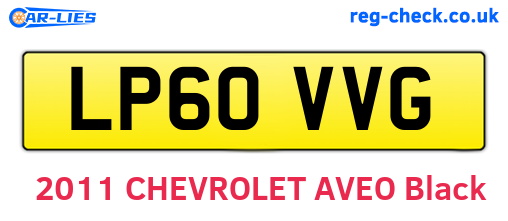 LP60VVG are the vehicle registration plates.