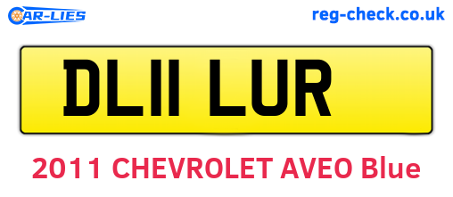 DL11LUR are the vehicle registration plates.