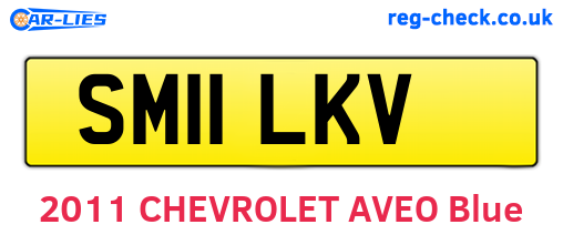 SM11LKV are the vehicle registration plates.