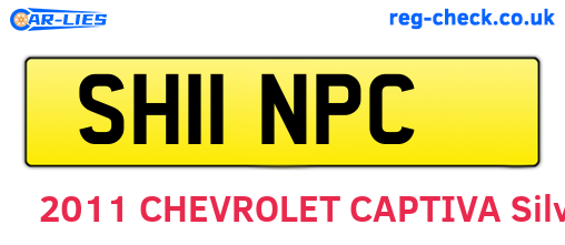 SH11NPC are the vehicle registration plates.