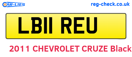 LB11REU are the vehicle registration plates.