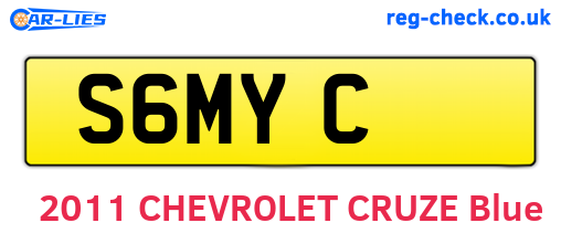 S6MYC are the vehicle registration plates.