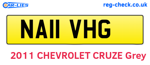NA11VHG are the vehicle registration plates.