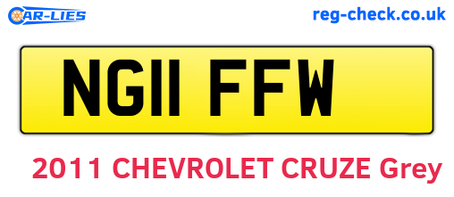 NG11FFW are the vehicle registration plates.