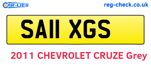 SA11XGS are the vehicle registration plates.