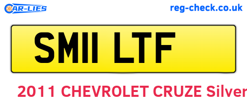SM11LTF are the vehicle registration plates.