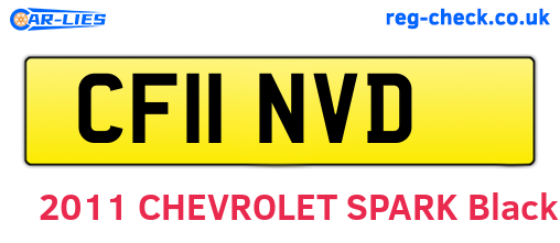 CF11NVD are the vehicle registration plates.