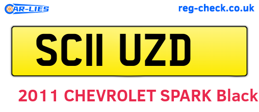 SC11UZD are the vehicle registration plates.