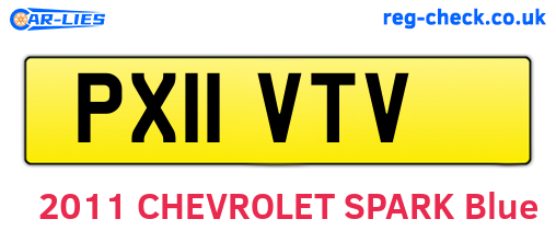 PX11VTV are the vehicle registration plates.