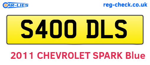 S400DLS are the vehicle registration plates.